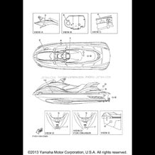 IMPORTANT LABELS pour Yamaha 2004 WaveRunner FX Cruiser High Output (Cali.) - FX1100ACC - 2004