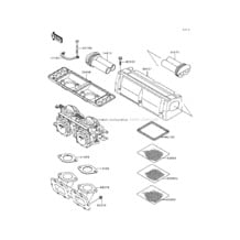 Flame Arrester pour Kawasaki 1994 XiR