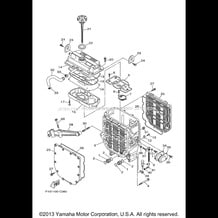 OIL COOLER pour Yamaha 2004 WaveRunner FX Cruiser High Output (Cali.) - FX1100ACC - 2004