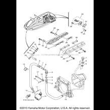 HULL DECK pour Yamaha 2004 WaveRunner FX High Output (Cali.) (FX1100CC) 2004
