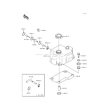 Oil Tank pour Kawasaki 1995 750 SS