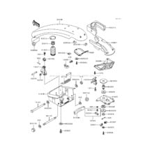 Handle Pole(JS750-A4) pour Kawasaki 1995 750 SX