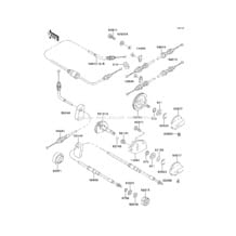 Cables pour Kawasaki 1995 750 SXi