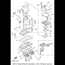 AIR FILTER pour Yamaha 1992 WaveRunner SUPER JET 650 (SJ650Q) 1992