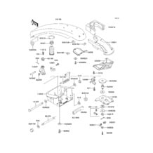 Handle Pole(JS750-B1) pour Kawasaki 1995 750 SXi