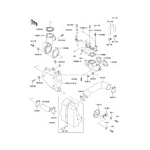 Muffler(s) pour Kawasaki 1995 750 SXi