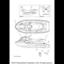 GRAPHICS pour Yamaha 2004 WaveRunner GP1300R - GP1300C - 2004