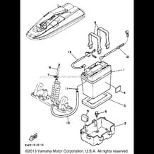 ELECTRICAL 2 pour Yamaha 1992 WaveRunner SUPER JET 650 (SJ650Q) 1992