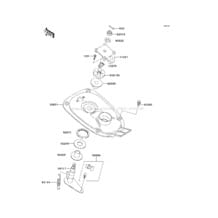 Handle Pole pour Kawasaki 1995 750 ZXi