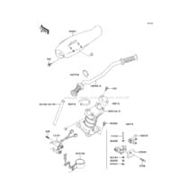 Handlebar pour Kawasaki 1995 750 ZXi