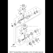 CRANKSHAFT PISTON pour Yamaha 2004 WaveRunner GP800R - GP800AC - 2004