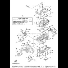 CYLINDER CRANKCASE 1 pour Yamaha 2004 WaveRunner GP800R - GP800AC - 2004