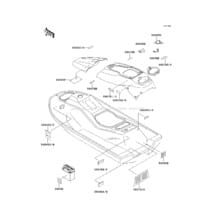 Labels pour Kawasaki 1995 750 ZXi