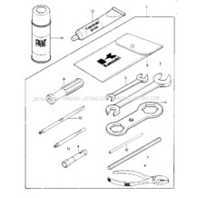 OWNER TOOLS (JS440-A8/A9) pour Kawasaki 1984 JS440