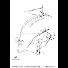 CONTROL CABLE pour Yamaha 2004 WaveRunner SuperJet - SJ700BC - 2004