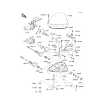 Jet Ski Kawasaki 900 ZXi 1995 - Microfiche and OEM parts
