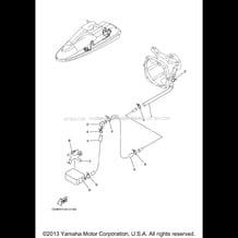 HULL DECK pour Yamaha 2004 WaveRunner SuperJet - SJ700BC - 2004