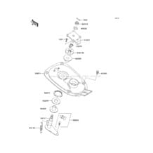 Handle Pole pour Kawasaki 1995 900 ZXi