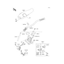 Handlebar pour Kawasaki 1995 900 ZXi