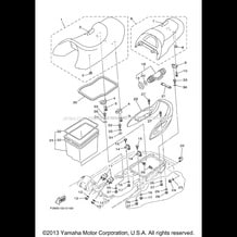 SEAT UNDER LOCKER pour Yamaha 2004 WaveRunner XL700 - XL700C - 2004