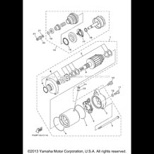 STARTING MOTOR pour Yamaha 2004 WaveRunner XL700 - XL700C - 2004