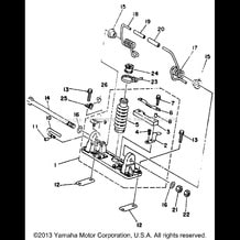 POLE PIVOT pour Yamaha 1992 WaveRunner SUPER JET - SJ650Q - 1992