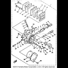 CARBURETOR pour Yamaha 1992 WaveRunner WAVE RUNNER - WR500Q - 1992