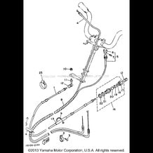 CONTROL CABLE pour Yamaha 1992 WaveRunner WAVE RUNNER - WR500Q - 1992