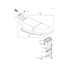 Seat pour Kawasaki 1995 ST