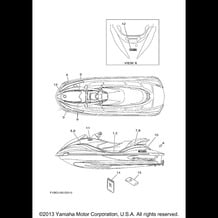 GRAPHICS pour Yamaha 2005 WaveRunner WaveRunner FX - FX1000AD - 2005