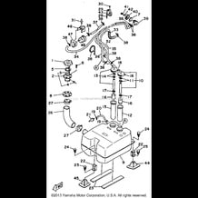 FUEL TANK pour Yamaha 1992 WaveRunner WAVE RUNNER - WR500Q - 1992