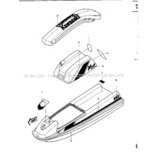 LABELS (JS550-A3) pour Kawasaki 1984 JS550