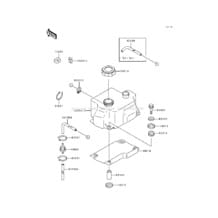 Oil Tank pour Kawasaki 1995 Super Sport XI