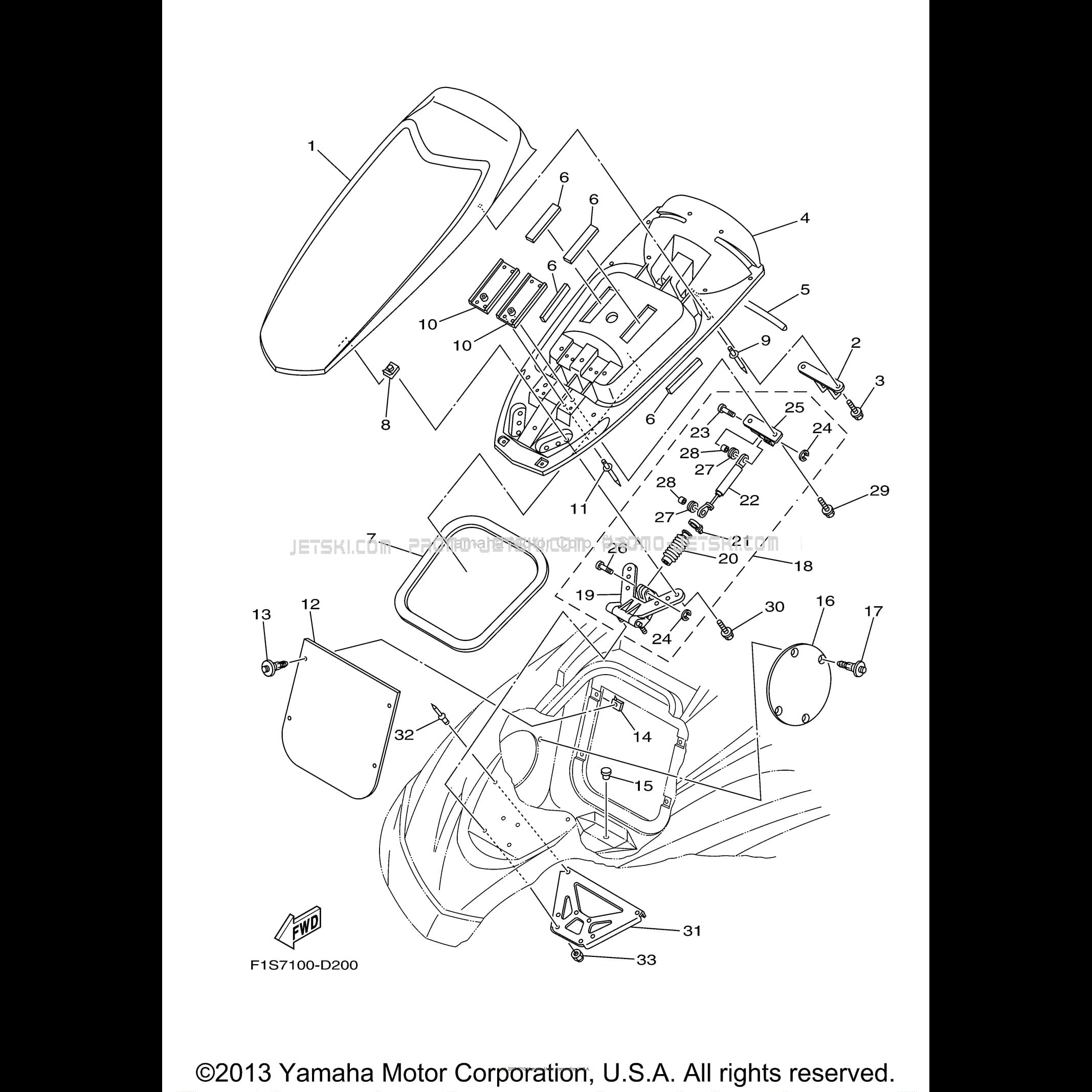 Yamaha Jet Ski Engine Diagram - Wiring Diagram