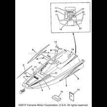 GRAPHIC - TOOL pour Yamaha 1992 WaveRunner WAVE RUNNER - WR500Q - 1992