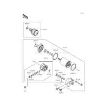 Starter Motor pour Kawasaki 1995 Super Sport XI