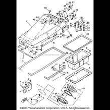 HULL - DECK 1 pour Yamaha 1992 WaveRunner WAVE RUNNER - WR500Q - 1992