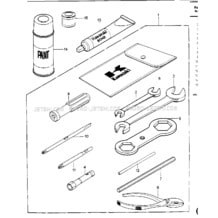 OWNER TOOLS (JS550-A3/A4) pour Kawasaki 1984 JS550