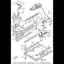 HULL - DECK 2 pour Yamaha 1992 WaveRunner WAVE RUNNER - WR500Q - 1992