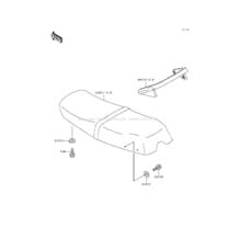Seat pour Kawasaki 1995 TS