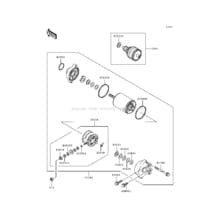 Starter Motor pour Kawasaki 1995 TS