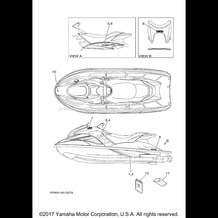 GRAPHICS pour Yamaha 2005 WaveRunner WaveRunner GP800R - GP800AD - 2005