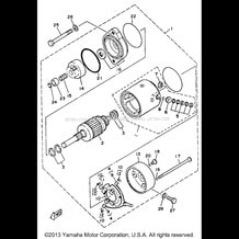 STARTING MOTOR pour Yamaha 1992 WaveRunner WAVE RUNNER - WR500Q - 1992