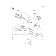 Starter Motor pour Kawasaki 1995 X2