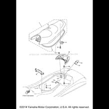 SEAT UNDER LOCKER pour Yamaha 2005 WaveRunner WaveRunner VX110 Deluxe - VX1100AD - 2005