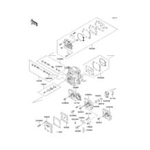 Carburetor Parts(-JHT10AE006977) pour Kawasaki 1996 1100 ZXi