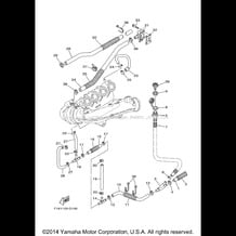 EXHAUST 2 pour Yamaha 2005 WaveRunner WaveRunner VX110 Sport - VX1100D - 2005