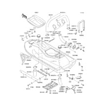 Hull(JH1100-A1) pour Kawasaki 1996 1100 ZXi