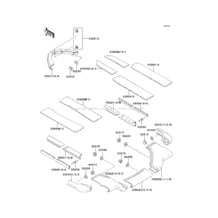 Pads pour Kawasaki 1996 1100 ZXi