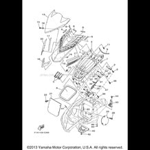 ENGINE HATCH 2 pour Yamaha 2006 WaveRunner FX Cruiser High Output - FX1100AE - 2006